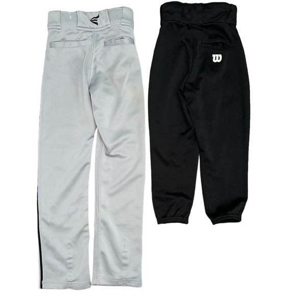 Baseball / Softball T-Ball Grey & Black Play / Practice Pants Bundle Size Small - Picture 3 of 5